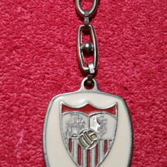 Breloc metalic fotbal - FC SEVILLA (Spania)