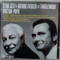 CD JAZZ: STAN GETZ & ARTHUR FIEDLER AT TANGLEWOOD 1966 (w.BOSTON POPS ORCHESTRA)