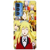 Husa compatibila cu Motorola G100 model Mary Saotome Kakegurui, Silicon, TPU, Viceversa, Transparent, Carcasa
