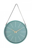 Cumpara ieftin Ceas perete verde Timmely 40x6x66 cm