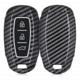 Husa Cheie Auto pentru Hyundai, 3 Butoane, Keyless Go, Plastic, Negru, 52228.01