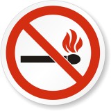 Eticheta fără flacără deschisă