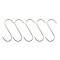 Set 5 carlige pentru suspendat carnea, tip S, otel inoxidabil, 12 cm