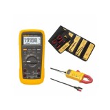 Fluke 87V TRMS Multimetru Digital cu Clește Ampermetric i410 AC/DC și Kit SureGrip L215 &ndash; Set Complet pentru Măsurători Precise