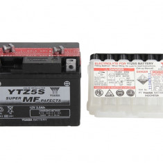 Baterie AGM/uscat încărcat cu acid/pornire (vânzări limitate către consumatori) Yuasa 12V 3.7AH 65A R+ Întreținere Electrolit gratuit Inclus 115x72x86