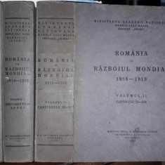Romania in razboiul mondial 1916-1918-3 vol.