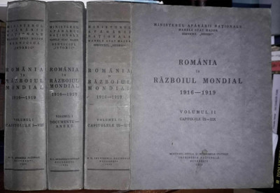 Romania in razboiul mondial 1916-1918-3 vol. foto
