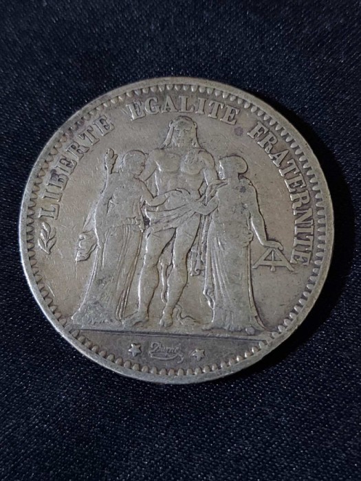 Franța 1874 K - 5 Franci - Monedă de argint #2