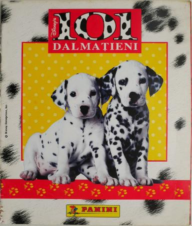 101 Dalmatieni. Album Panini (44 abtibilduri din 180)