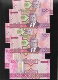 Turkmenistan 100 manat 2005 unc pret pe bucata