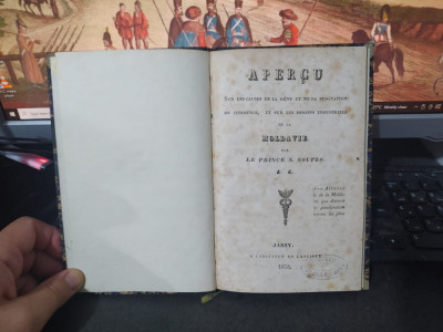 Apercu sur les causes de la stagnation de la Moldavie, N. Soutzo Jassy 1838, 069 foto