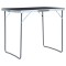 vidaXL Masă de camping pliabilă cu cadru metalic, gri, 80 x 60 cm 48171
