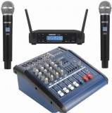 Pachet complet pentru performanțe audio profesionale: Mixer cu amplificare de