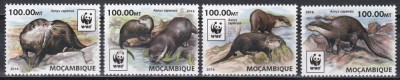 Mozambic 2016 - WWF - Vidra africană fără gheare, MNH foto