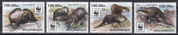 Mozambic 2016 - WWF - Vidra africană fără gheare, MNH