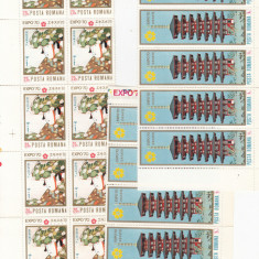 ROMANIA 1970 LP 720 EXPO 70 - OSAKA BLOCURI MNH