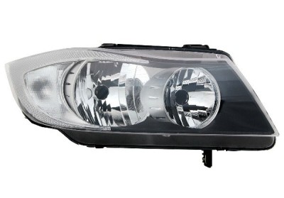 Far Bmw Seria 3 (E90/E91), 11.2004-08.2008, fata, Dreapta, Tip= Valeo; H7+H7; electric; fara suport becuri; cu motor, TYC foto