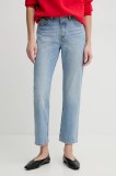 Levi&#039;s jeans 501&reg; CROP LIGHTWEIGHT femei high waist, A8746