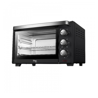 Cuptor electric Zilan, 1380 W, 19 l, temperatura reglabila, Negru foto
