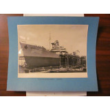 PVM - Fotografie format mare nava maritima vapor vas sfarsitul anilor &#039;50 / URSS