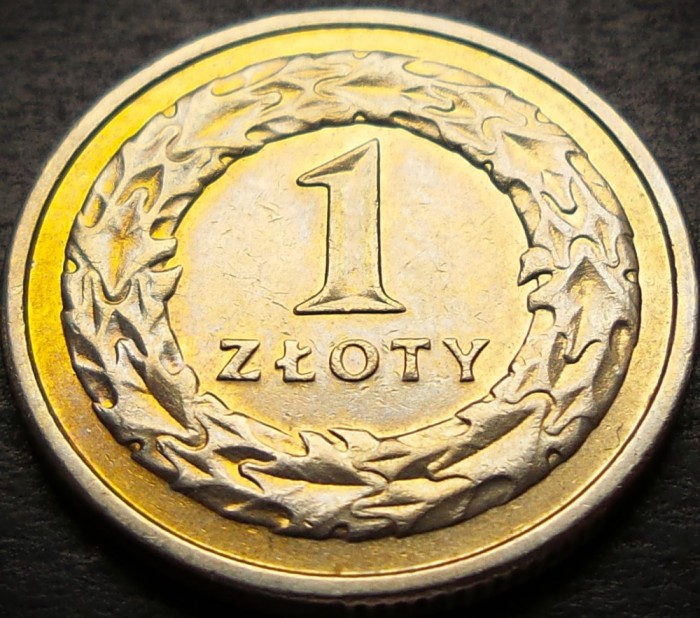 Moneda 1 ZLOT - POLONIA, anul 1993 * cod 3695