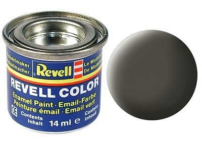 Gri verzui RAL 7009, vopsea email 14 ml