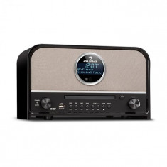 Auna Columbia, DAB radio, 60 W max., tuner CD, DAB+/FM, BT, MP3, USB, negru foto