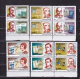 ROMANIA 2001 LP 1544 LP 1545 ANIVERSARI - PERSONALITATI I + II PERECHE SERII MNH, Nestampilat