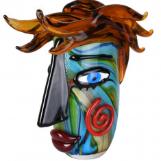 Vaza figura umana din sticla Murano LUP138