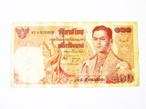 Rară! Thailanda 100 Baht 1972 seria:926666,bancnota din imagini la cel mai mic preț