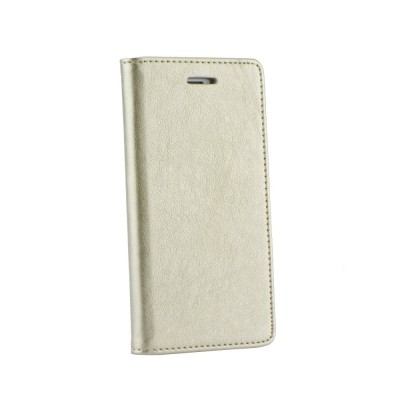 Husa Pentru SAMSUNG Galaxy J3 2016 - Leather Magnet TSS, Auriu foto
