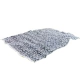 Patura de picnic Wulcea, poliester, alb/negru, 150 x 200 cm