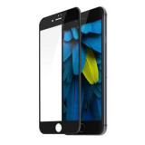 Folie de sticla Apple iPhone 8 Plus, Elegance Luxury margini colorate Negru, Anti zgariere, MyStyle