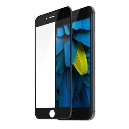 Folie de sticla Apple iPhone 8 Plus, Elegance Luxury margini colorate Negru