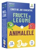 Cumpara ieftin Fructe si legume. Animalele. Carti de joc educative/***