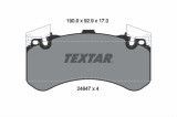 Set placute frana TEXTAR 2484701