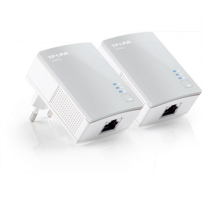 Powerline TP-Link TL-PA4010KIT , 500 Mbps , 128 Bit AES , Alb foto