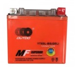 Baterie cu gel scuter/ATV 12V 5Ah YTX5L-BS - 114x71x106mm