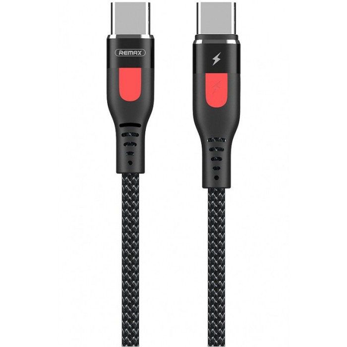 Cablu Date si Incarcare USB Type-C la USB Type-C Remax Super PD, RC-151cc, 1 m, Negru