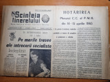 scanteia tineretului 17 aprilie 1965-cartierul steagul rosu brasov,orasul galati