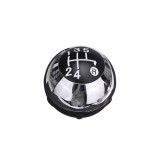 Maner schimbator auto din plastic compatibil Fiat 500 2012-2018 cu 2 adaptoare pentru 5 si 6 viteze Cod: SC-187 Automotive TrustedCars