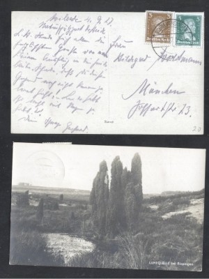 Germany Reich 1927 Old postcard postal stationery Munich D.487 foto