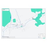 Cumpara ieftin Harta decorativa pentru perete Agnita, Stil Modern, 100x70 cm, PVC