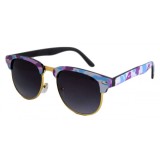 Ochelari de soare Clubmaster Retro Bleumarin - Bleu Army