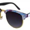 Ochelari de soare Clubmaster Retro Bleumarin - Bleu Army