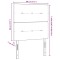 Tablie cap Roz 80 cm Catifea - 9