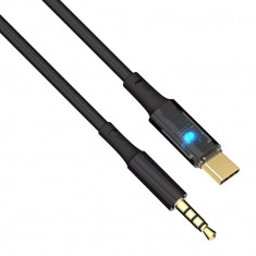 Cablu adaptor Type-c la mufa audio Jack 3.5mm tata Casti/Boxe, 1m
