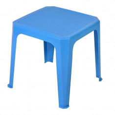 Masa din plastic pentru copii, 42 x 42 x 44 cm, Albastru foto