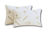 Cumpara ieftin Set 2 Perne 50x70 Somnart Belina Bamboo, microfibra, lavabile la masina, vidat Relax KipRoom