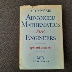 ADVANCED MATHEMATICS FOR ENGINEERS SPECIAL COURSES A D MYSKIS